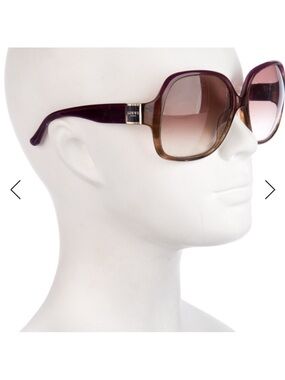 Loewe Plum to Brown Gradient Oversized Women's Sunglasses
